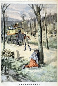 Családja által elhagyott cigánylány - a „Le Petite Parisien”-ben, 1903.03.15. alkotó: French School