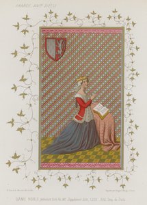 Nemesasszony imában alkotó: French School