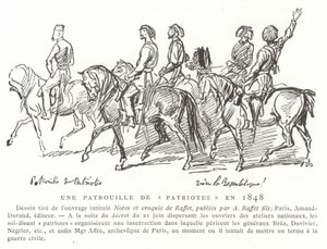 Hazafiak őrjárata, Franciaország, 1848 alkotó: French School