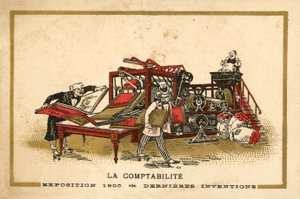 Számvitel (chromolitho) alkotó: French School