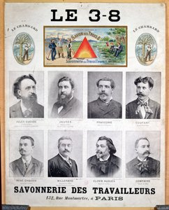 3x8 márkájú szappan reklámja, XIX. század vége alkotó: French School