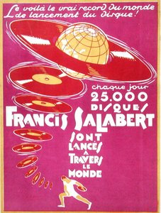 Francis Salabert Disques reklámja alkotó: French School