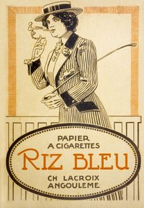 A Riz Bleu cigaretta reklámja alkotó: French School
