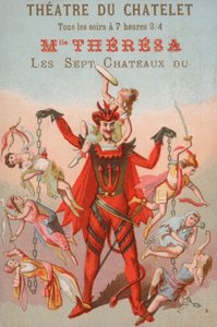 A párizsi Theatre du Chatelet előadásának reklámja alkotó: French School