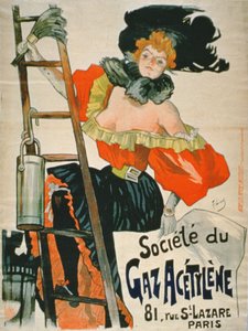 A Societe du Gaz Acetylene, Párizs hirdetése alkotó: French School