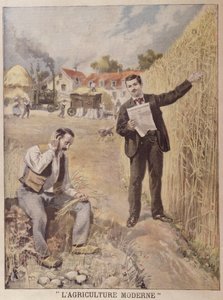 A LAgriculture Moderne magazin hirdetése, a Le Petit Journalban, 1897. április 4. (színes metszet)