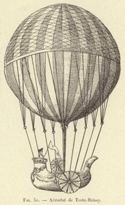 Balloon de Testo Brissot (metszet) alkotó: French School