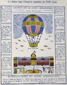 Aerostat: dal az aerosztatikus földgömbön alkotó: French School