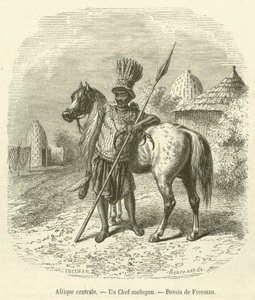 Közép-Afrika, A Mousgou főnök (metszet) alkotó: French School