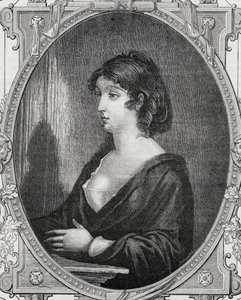 Aimee Cecile Renault (1774-94), Pannemaker vésette Rambert után, Louis Blanc (1811-82) "Histoire de la Revolution Francaise" című művéből alkotó: French School