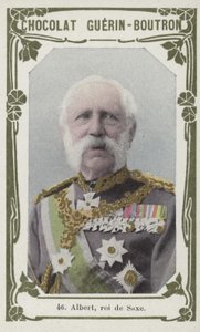 Albert, roi de Saxe (színes fotó) alkotó: French School