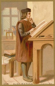 Aldus Manutius az idősebb olasz humanista, nyomdász és kiadó