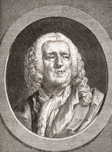 Alexis Piron, 1689 1773. Francia epigrammatikus és drámaíró. Az 1908-ban megjelent Les Heures Libresből. alkotó: French School
