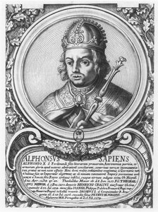 Alfonso X, a bölcs (metszet) alkotó: French School