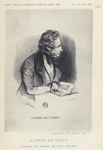 Alfred De Vigny (litho) alkotó: French School