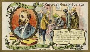 Alfred Nobel, svéd vegyész és iparos (chromolitho) alkotó: French School