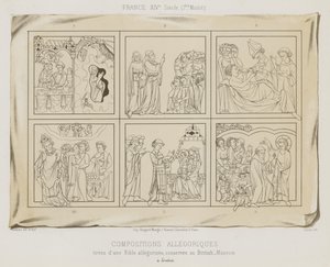 Allegorikus kompozíciók alkotó: French School