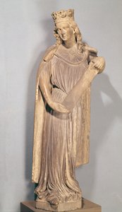 A kistemplom allegorikus alakja, a strasbourgi székesegyházból alkotó: French School
