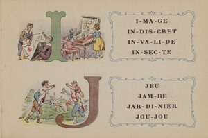 Falieres foszfatin ábécé (színes litho) alkotó: French School