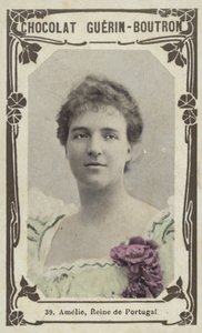 Amelie, Reine de Portugal (színes fotó) alkotó: French School