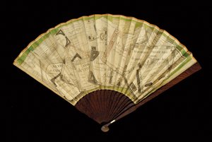 Egy Assignat ventilátor, 1796 körül (papír és fa) alkotó: French School