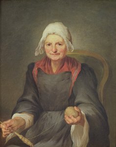 Egy öregasszony forog