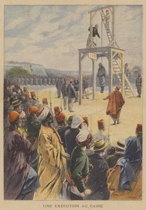 Egy kivégzés Kairóban, Egyiptomban alkotó: French School