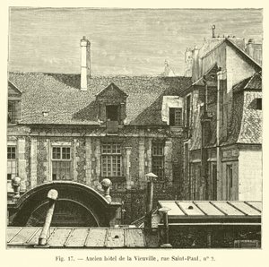 A korábbi Hotel de la Vieuville, rue Saint-Paul, 2. szám alkotó: French School