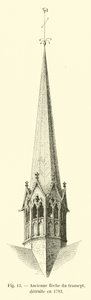 A kereszthajó régi nyila, 1793-ban megsemmisült alkotó: French School
