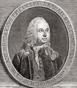 André Levret, 1703 1780. francia szülészorvos. Az 1908-ban megjelent Les Heures Libresből. alkotó: French School