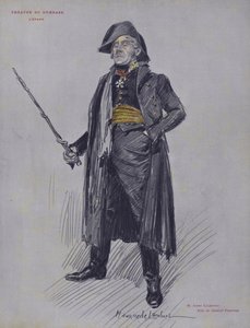 Andre Calmettes Favernay tábornok szerepében a LEpave-ben alkotó: French School