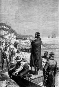 Angol-zulu háború Dél-Afrikában alkotó: French School
