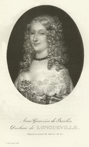 Anne-Geneviève de Bourbon, Longueville hercegnője alkotó: French School