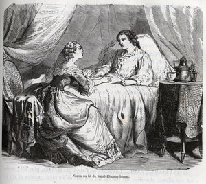 Anne Ninon””” az Enclo (vagy Ninon de Lenclos vagy Ninon de Lanclos alkotó: French School