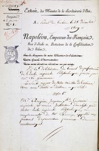 André Marie Ampère Napóleon kinevezése a Polytechnique felügyelőjévé – Kötelező megemlítés: Archívum a Bibl. az Ecole Polytechnique-től alkotó: French School