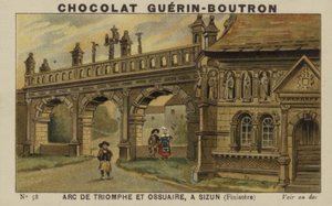 Arc de Triomphe és Ossuary, Sizun, Finistere alkotó: French School