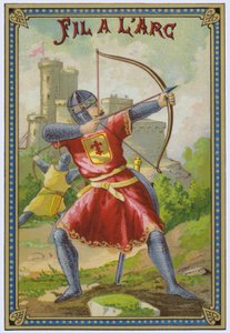 Íjász (chromolitho) alkotó: French School