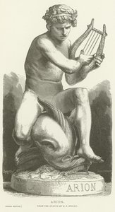 Arion delfinen lovagol alkotó: French School