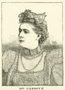 Armande Cassive francia színésznő (metszet) alkotó: French School