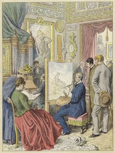 Művészstúdió, Párizs alkotó: French School