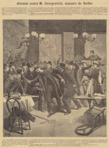 Merényletet követtek el a Szerb Királyság Franciaországban meghatalmazott minisztere ellen Párizsban alkotó: French School