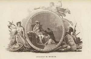 III. Henrik francia király meggyilkolása alkotó: French School