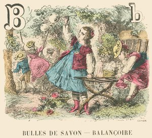B: Szappanbuborékok — hinta alkotó: French School
