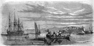 A „Thetis” fregati iskola mohái által gyűjtött baba”. Brest (Finistere, 29) alkotó: French School