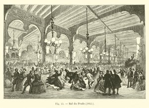 Bal du Prado, 1855 alkotó: French School