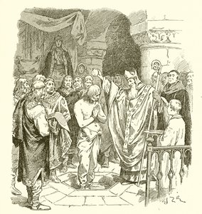 Clovis keresztsége alkotó: French School