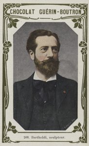 Bartholdi, szobrász (színes fotó) alkotó: French School