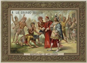 Bartolome de las Casas, 16. századi spanyol történész; társadalomreformátor és domonkos szerzetes alkotó: French School