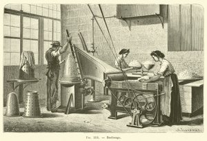 Bastissage (metszet) alkotó: French School