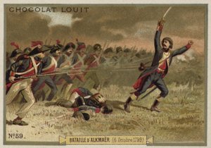 Alkmaari csata, francia függetlenségi háborúk, 1799. október 6 alkotó: French School